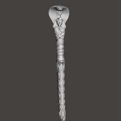 GIF.gif Fichier STL COUTEAU DAGA DE L'ANCIENNE EGYPTIE cobra serpent et momie pharaon・Modèle pour impression 3D à télécharger