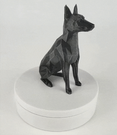 Pinscher figure - 3D model önizlemesi