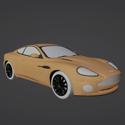 2002-Aston-Martin-V12-Vanquish.gif STL file 2002 Aston Martin V12 Vanquish・Model to download and 3D print