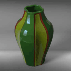 20210507_092033.gif Free STL file Flower vase #001 remix・3D printable design to download, bigovereasy
