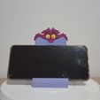 gif.gif Cheshire Cat cell phone holder