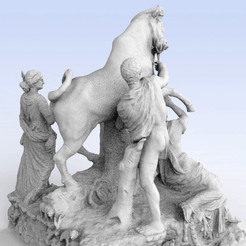 untitled.2126.gif Free STL file The Farnese Bull・3D print model to download, Yehenii