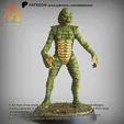 Creature-from-the-Black-Lagoon.gif Creature from the Black Lagoon - Classic Movie Monster - Monster Series-Fan Art