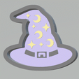 STL00753.gif 1pc Wizard Hat Bath Bomb Mold