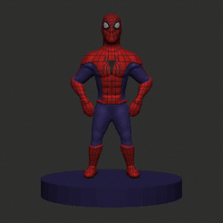 spiderman.gif Datei OBJ Mini Spiderman・Modell für 3D-Druck zum herunterladen, Cgartist001