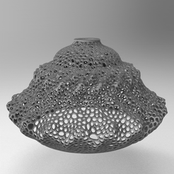 untitled.1899.gif Archivo STL lampara voronoi lamp generic parametric・Objeto para impresora 3D para descargar