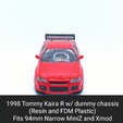 98-Tommy-R.gif 98 Tommy Kaira R Body Shell with Dummy Chassis (Xmod and MiniZ)