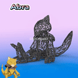 063.gif #063 Abra Pokemon Wiremon Figure