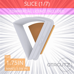 1-7_Of_Pie~1.75in.gif 3D-Datei Scheibe (1∕7) von Kuchenausstecher 1.75in / 4.4cm・3D-druckbare Vorlage zum herunterladen