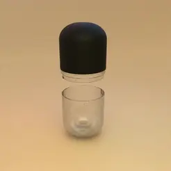 0001-00801.gif Container in the form of a pill skull
