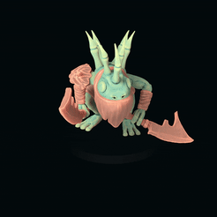 rogue-gif.gif STL file Murloc Rogue・Model to download and 3D print