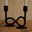 Infinity-Candle-Holder-Gif-1.gif INFINITY CANDLE HOLDER FOR IKEA JUBLA CANDLES