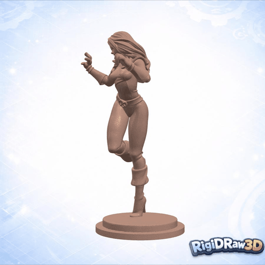 Joyful Girl Jumping In Air – RDW3D-N4CMO