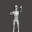 GIF.gif ACTION FIGURE HALLOWEEN THE MUMMY KENNER STYLE 3.75 POSABLE ARTICULATED .STL .OBJ