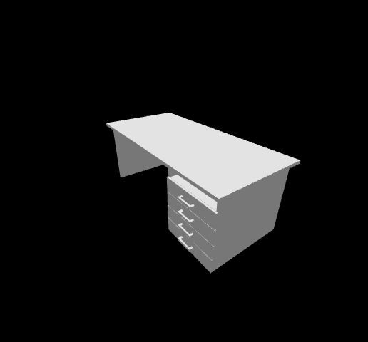 🏢 Office Desk with Drawers・ STL File for 3D printing・Cults
