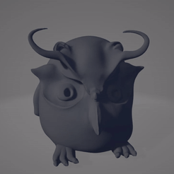ezgif.com-gif-maker-1.gif STL file The Devil Owl・3D printable design to download
