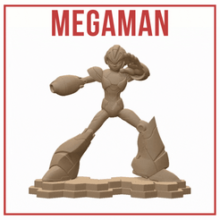 Red-Beige-Modern-Minimal-Product-Mockup-Instagram-Post-1080 × 1080 px-1.gif STL file MEGAMAN・3D print design to download