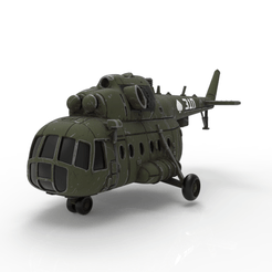 untitled.119.gif STL-Datei Super Deformed Mi-17 Mil Mi-8 Mi-17・Design für 3D-Drucker zum herunterladen