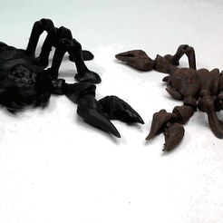 Gif-Escorpion6.gif STL file Scorpion FLEXI・3D printing model to download