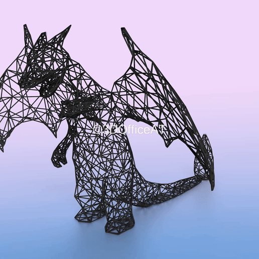 006-un.gif Dragon Charizard UNOPTIMIZED Pokemon WireArt
