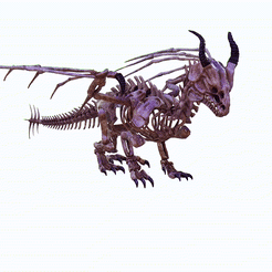 tinywow_MP4-VIDEO_31747555.gif OBJ file DRAGON DOWNLOAD FLYING SKELETON DRAGON 3d model animated for blender-fbx-unity-maya-unreal-c4d-3ds max - 3D printing BASILIK DRAGON BASILIK・3D printable design to download