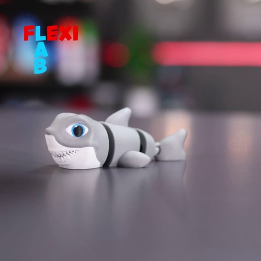 Flexi-Shark.mp4 Movable small shark | Megalodon Flexi LAB