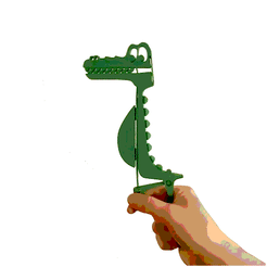 hand.gif STL file Grabber - Print in Place・3D printer model to download
