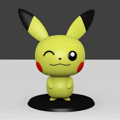 sss0001-0100.gif Fichier STL Pikachu Pokémon・Modèle imprimable en 3D à télécharger, RMMAKER
