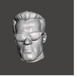 GIF.gif Kopf von Arnold Schwarzenegger, Terminator T-800