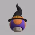 witch_rotating.gif Super Mario mushroom Halloween Witch