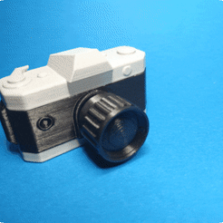 20230112_130632.gif Archivo STL Caja para minicámara retro・Modelo de impresión 3D para descargar