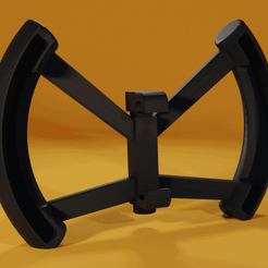 ezgif.com-gif-maker.gif Free STL file Phone Steering Wheel V2 (Adjustable)・3D printer design to download