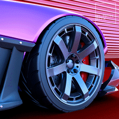 0.gif Download file ROMA Wheel Set front and rear for diecast • 3D printable model, BlackBox
