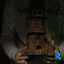 The-Watch-Tower-GIF-1.gif 3D file The Watch Tower・3D printable model to download