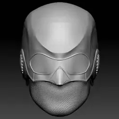 20220706_175416.gif Archivo OBJ Black Noir mask cosplay・Modelo para descargar e imprimir en 3D