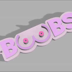 ezgif.com-gif-maker-2.gif Fichier STL Porte-clés seins !・Design pour imprimante 3D à télécharger