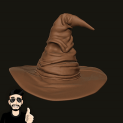 A.gif STL file SORTING HAT - HARRY POTTER・Model to download and 3D print