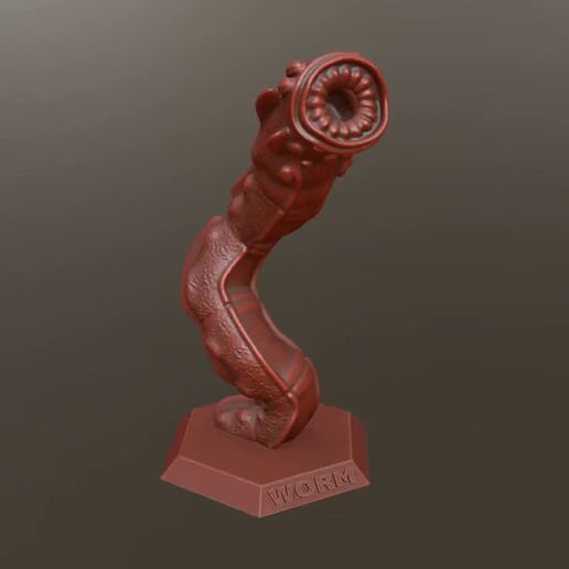 Free STL file Worm 🪱 ・Design to download and 3D print・Cults