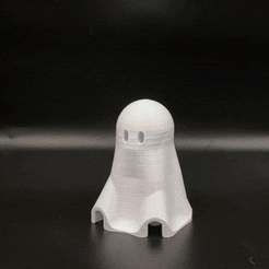 ezgif.com-gif-maker-32.gif 3D-Datei Dumbie Geist mit Bein・3D-druckbares Modell zum herunterladen