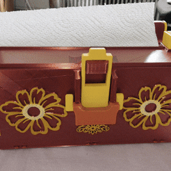 20230620_152831.gif STL file Kitchen Towl Holder・3D print design to download