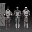 bandit-troopers.gif Файл 3D STAR WARS .STL VISIONS, Bandit Troopers OBJ. VINTAGE STYLE ACTION FIGURE.・Идея 3D-печати для скачивания
