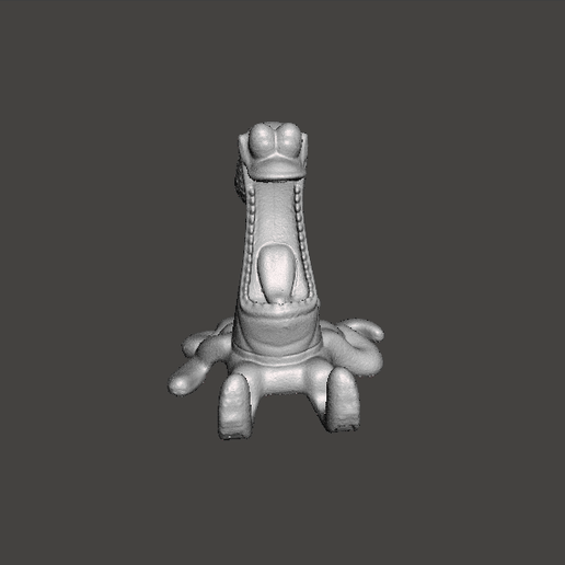 mobile phone holder in the shape of a squid from the movie "transilvania". 3D model