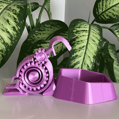 IMG_0336.gif STL file Print in Place Dice Thrower・3D printing model to download, STLFLIX