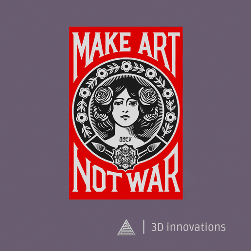 Design-sem-nome-1.gif Obey Make Art Not War LEDLAMP - LED LIGHT