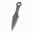 GIF_1080x1080.gif Wraith Heirloom Kunai Knife - APEX - Printable 3d model - STL + CAD bundle - Personal Use