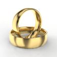 untitled.171.gif Printable wedding ring 6mm comfort jewelry  STL