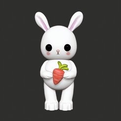 ZBrush-Movie.gif 3D file CUTEST BUNNY・3D print model to download, JDrevion