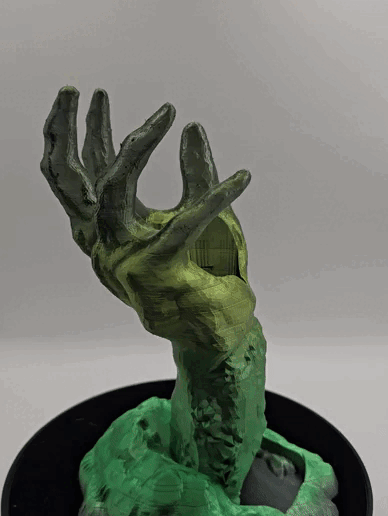 Zombie hand Dice tower 3D model
