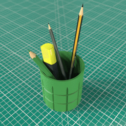 Green-Pencil-Cup.217.gif Turtle Pencil Cup