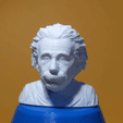 Le buste d'Albert Einstein, Cybric